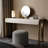 Multi-functional Round Storage Coffee Table With Tray; Stool