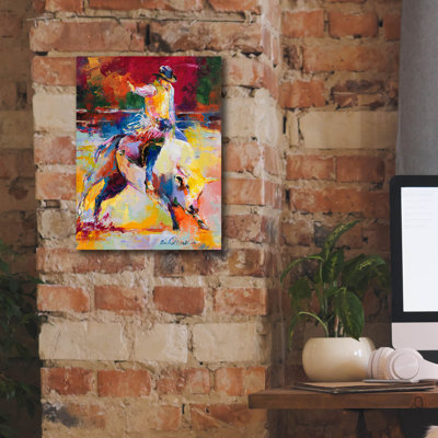 «Alcode Hill®« Rodeo »par Richard Wallich, art mural sur toile