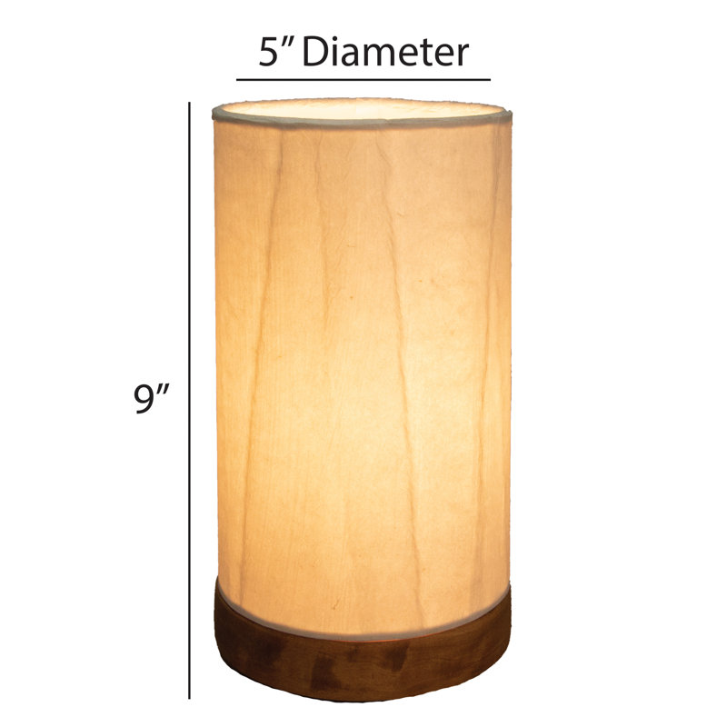 Lampe de table 9" paper glacier Nisha