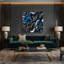 Art mural sur toile Biomorphic Abstraction 39-455587123