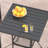  3 Pieces Patio Bar Height Set with Square Bar Table and PVC-coated polyester Bar Chairs-118716689
