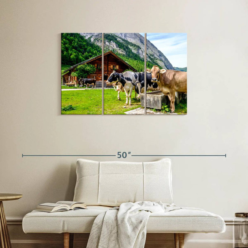 Brampt Karwendel Cows, 24" H x 38" W