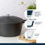 MasterClass Cast Aluminum Round Casserole-124594722-124594730