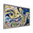 Impression argent sur toile encadrée