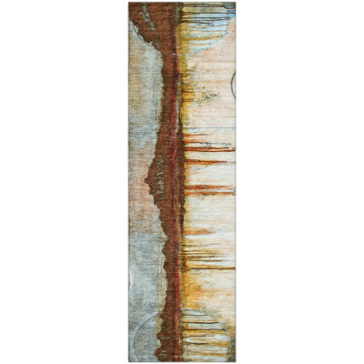 Premium Machine Washable Mayfield Abstract Rug