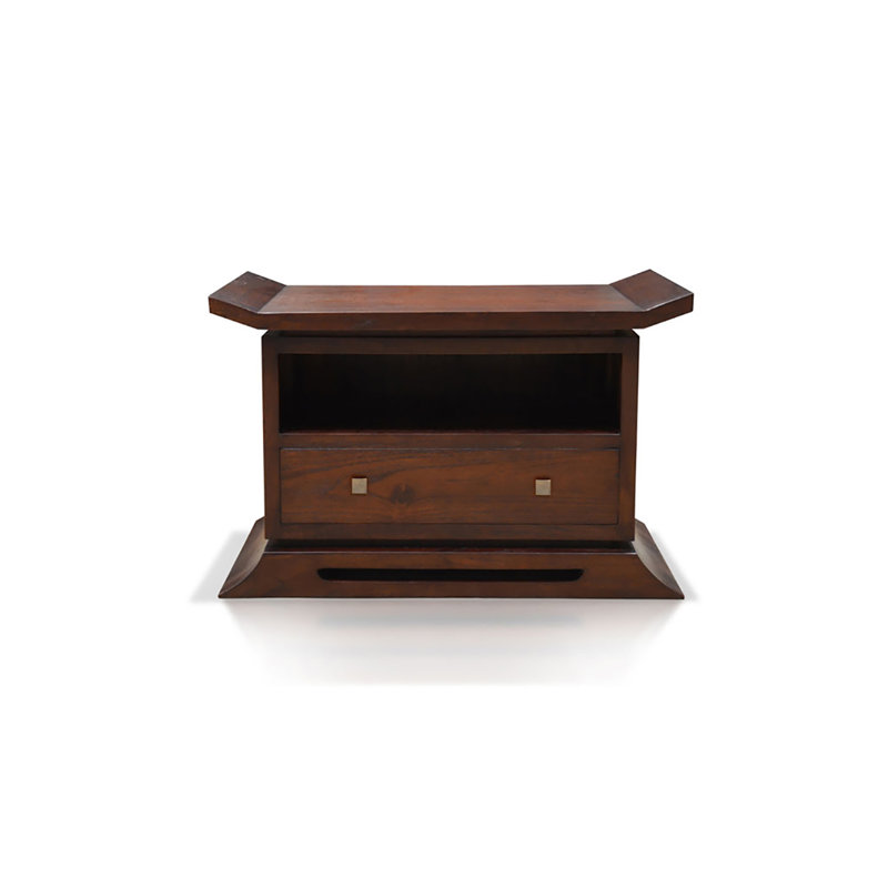 Kondo 1 - Drawer Solid Wood Nightstand, 20" H x 31" W x 19" D