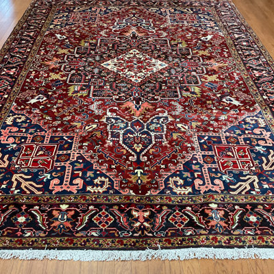 HERAT ORIENTAL Handmade Heriz Wool Rug