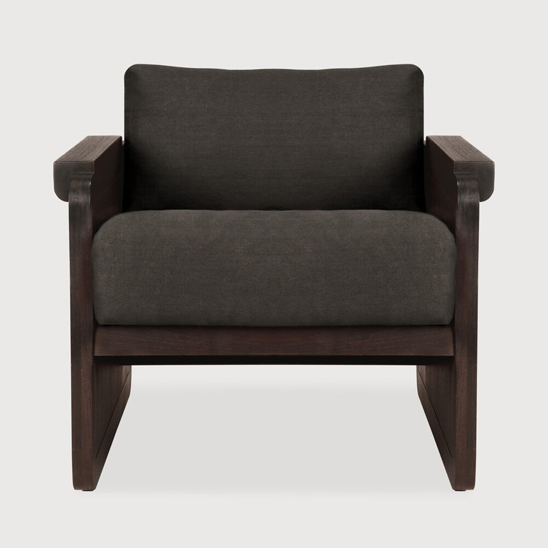 Panel Linen Lounge Chair
