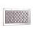 Sleek Silver Champagne Contemporary Bed(Only Bed)