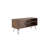 Simple, Modern, Vintage Reclaimed Wood TV Stand With One Cabinet And Two Open Shelves For Living Room, TV Stand