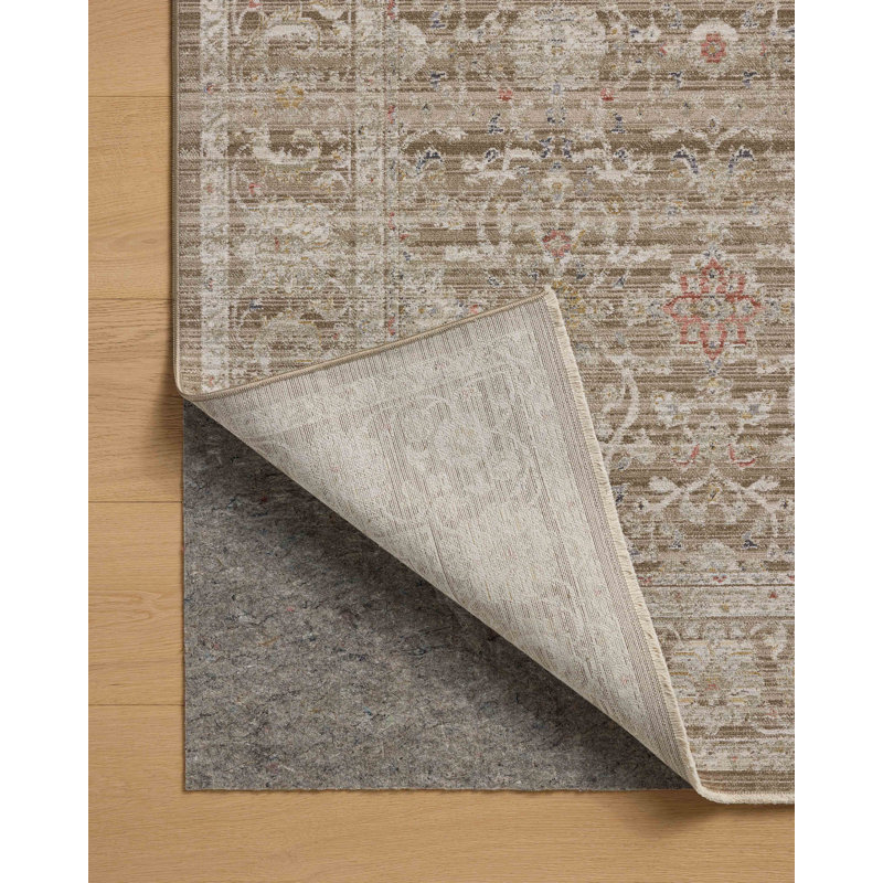 Ida Bark Multi Hand-Knotted Rectangular Area Rug