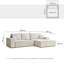 5 Seater Reclining Corner Sofa -1917798379-1917798383