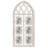 Knaack Light Brown Wooden 6 Slot Wall Photo Frame with Window Arch Shape, 19" x 1" x 41"
