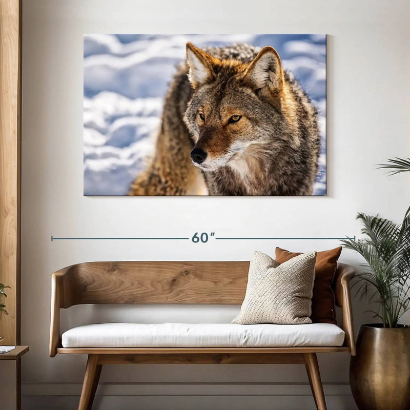 Hunting Wolf, 32" H x 48" W