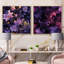 Faison - Ensemble de 2 collages floraux carrés-101847630-101847629