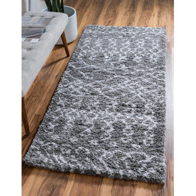 Paquette Geometric Shag Area Rug
