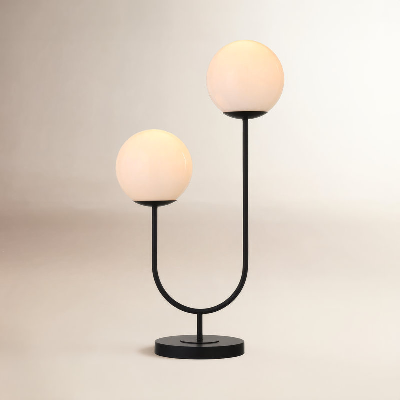 Ruby Metal Table Lamp, Blackened Bronze