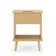 Deletha Rattan Side Table with USB Charging,LED Light & Storage