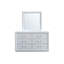 Mars G001700-D DRESSER (sans miroir), blanc