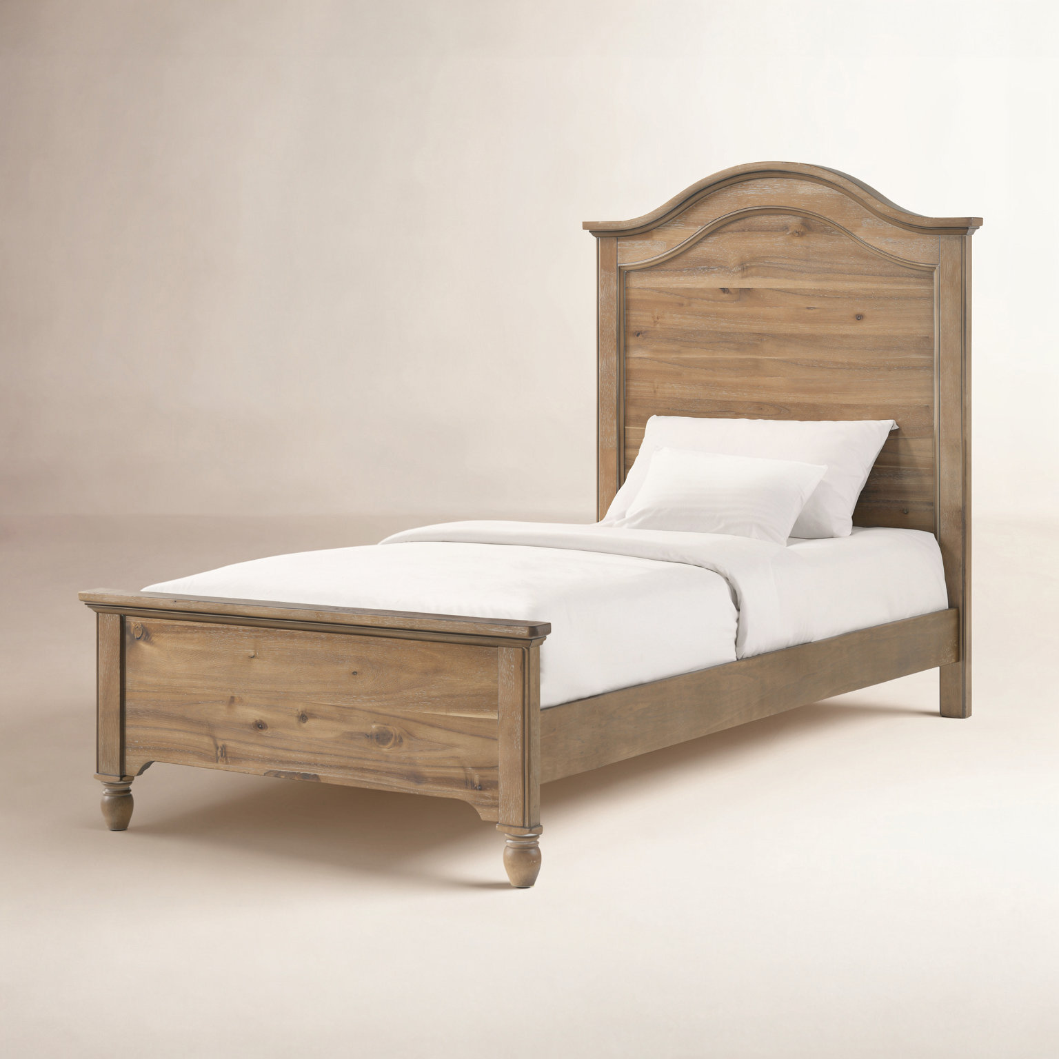 Edan Highland Farmhouse Wood Complete Bed, Twin