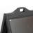Black Double-Sided Sidewalk A-Frame Sign w/ Protective Lens 24" x 36"