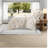 Premium 3-Piece Full/Queen Cotton Bedding Sets, Modern White Gray Quilt