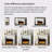American fireplace simple decorative cabinet-109044231