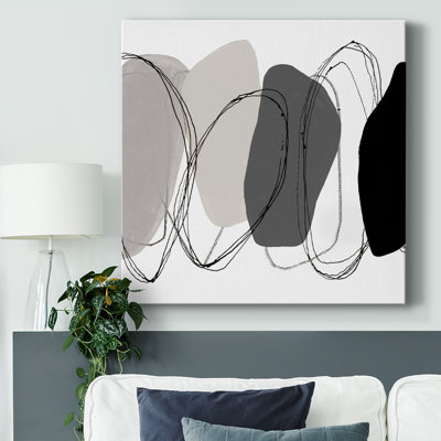 Closer than 6 feet V39-Gallery Wrapped Canvas