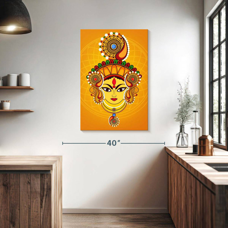 Adella Maa Durga, H 39 po x l 26 po