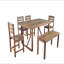 Ensemble de table et chaises d'extérieur en bois d'acacia de haute qualité U_Style, convenant au patio, au balcon et à la cour
