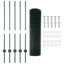 Fence with Post Segment Outdoor Barrier Garden Terrace Divider Boundary-1949695204-1949695208
