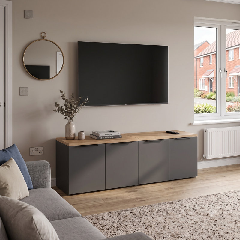 160cm Sideboard, Grey