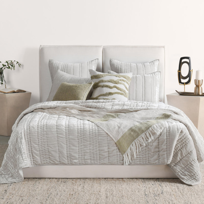 Seville Quilt Set, Ivory