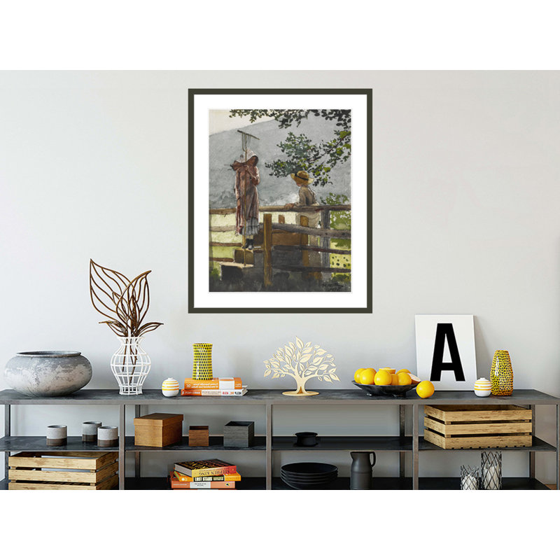 Spring by Winslow Homer -Framed Giclee Print, 40.89" H x 33.5" W