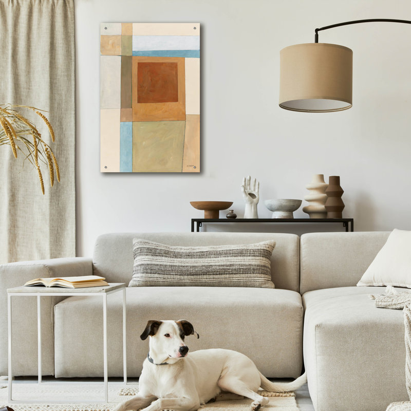 Art mural en verre épique «At Attention» par Mike Schick, 24 po x 36 po, H 36 po x l 24 po