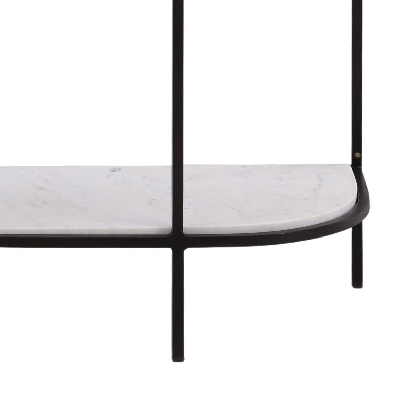 Brian 43'' Marble Top Console Table