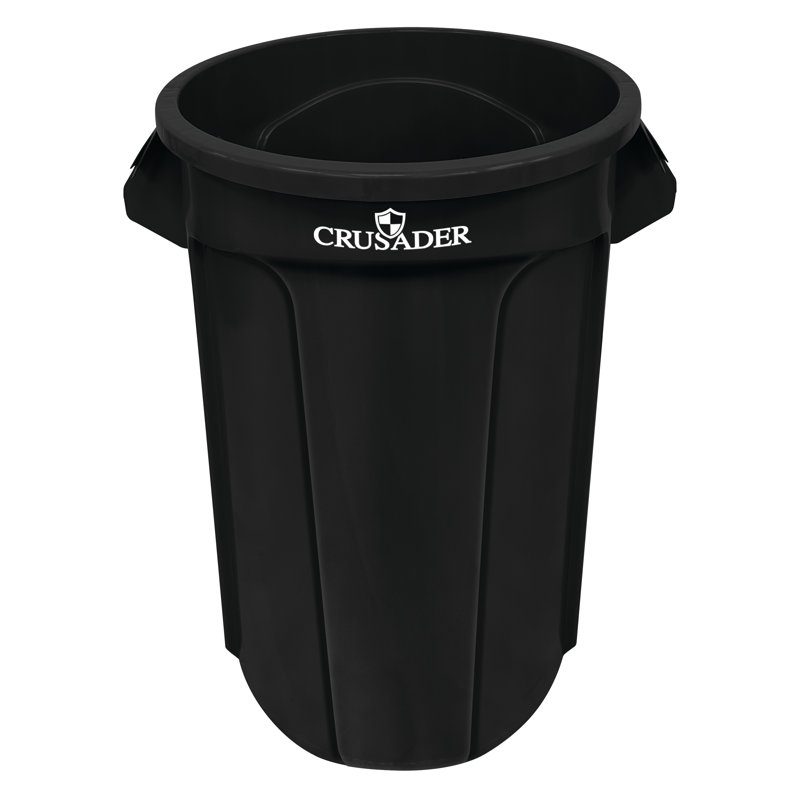 Contenants utilitaires ronds, 55 Gal, Noir