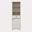 Armoire à linge, deux tablettes intérieures, deux tablettes ouvertes