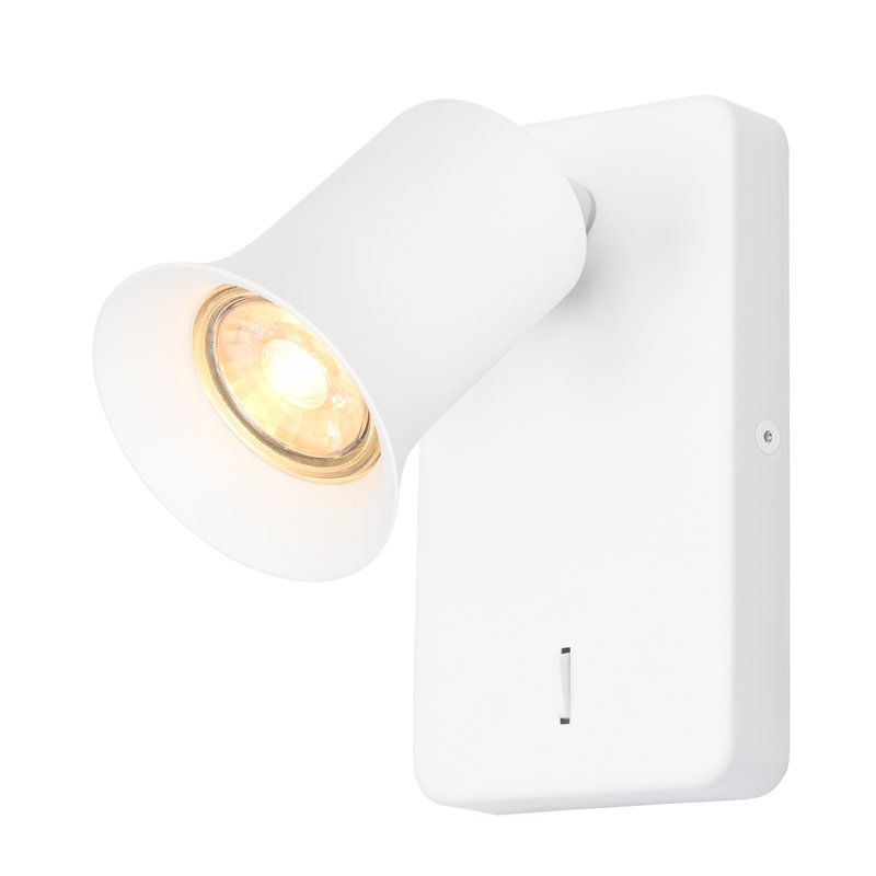 Siddon Flush Mount, White, White