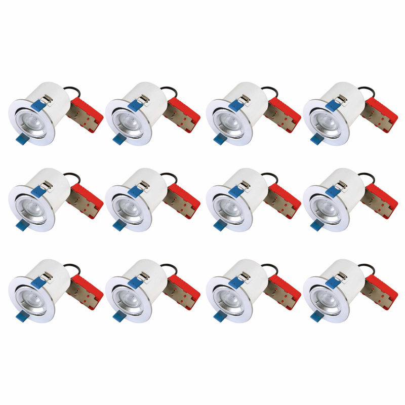 Muski 9.6cm Recessed Lighting Kit, Chrome