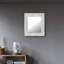 Grand miroir gris antique en fer gris-120644840