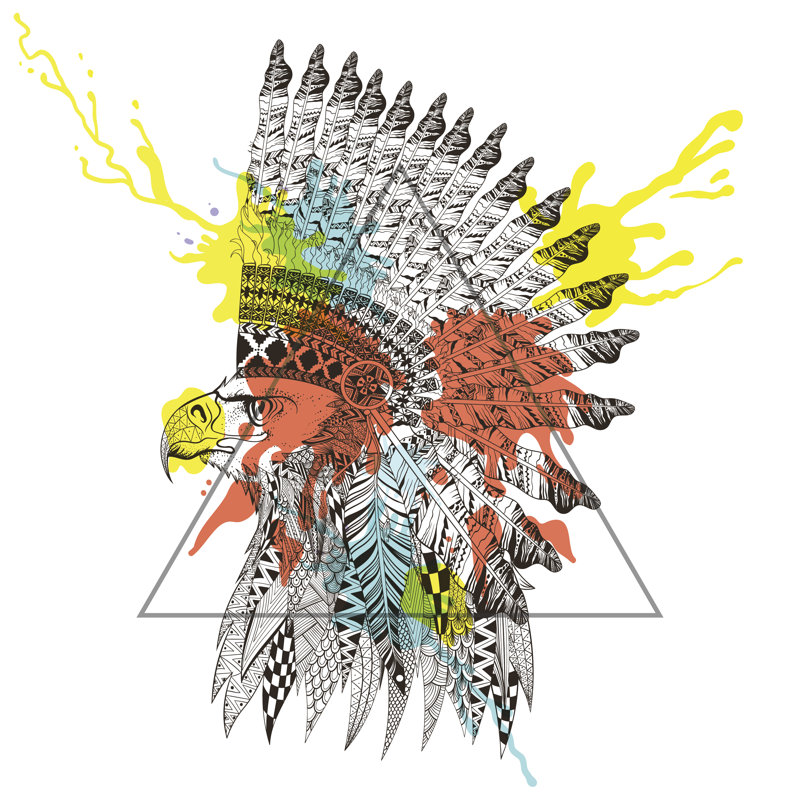 Head Of Eagle by I_panki - Wrapped Canvas Print, 30cm H x 30cm W
