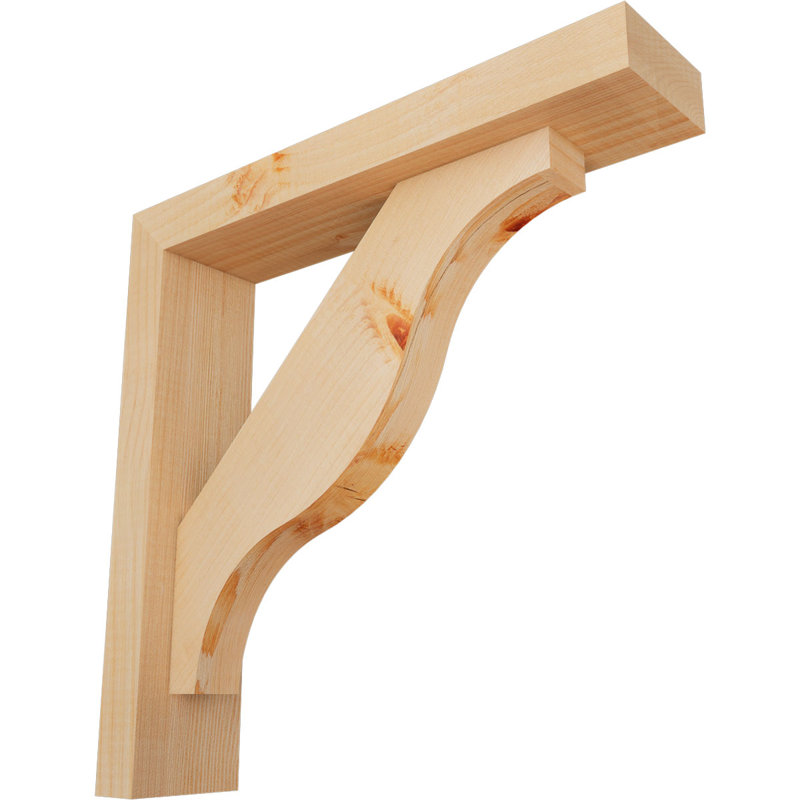 Support Funston Block avec support décalé, 16 x 16, Sapin Douglas de l 3 1/2 (lisse)