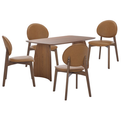 Kayleen Wood 4-Person Dining Set