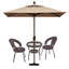 Parasol de marché carré 6 pi Nahlani-267458417