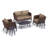 Julian 56.5'' Wide Wicker Loveseat with Cushions-365251285