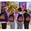 Sac à dos Kpop Demon Hunters for Kids Birthday Party Decorations, sac d'école de grande capacité 16,5 x 11,4 x 4,7