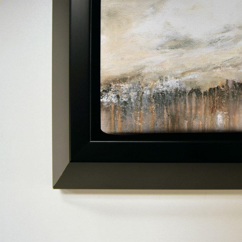 «Storm Front» par Carol Robinson - Impression sur toile, H 24 po x l 24 po, Noir