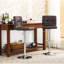 Tabouret de bar pivotant réglable en similicuir, ensemble de 2-536549483