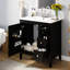Meuble-lavabo noir 30 po avec lavabo en céramique-1703481870